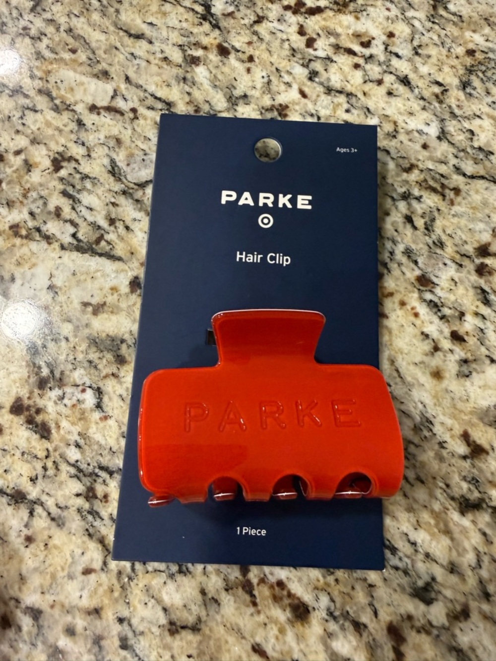 PARKE Red Hair Clip - Women's Hair Accessory